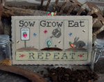 (image for) Sow, Grow, Eat (w/buttons)